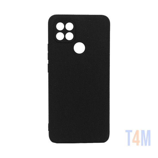 Capa de Silicone para Oppo A15 Preto